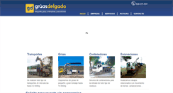 Desktop Screenshot of gruasdelgado.com
